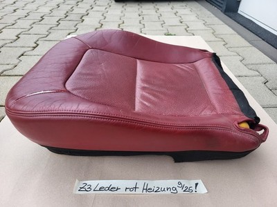 BMW Z3 Roadster Fahrer Sitz Unterteil Leder rot Bezug + Polster + Sitzheizung  – Bild 6