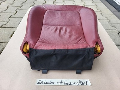 BMW Z3 Roadster Fahrer Sitz Unterteil Leder rot Bezug + Polster + Sitzheizung  – Bild 7