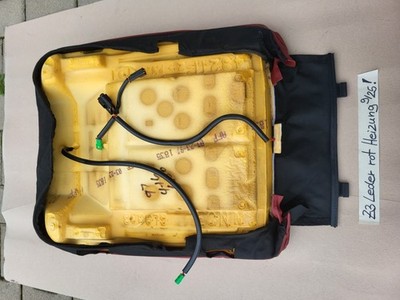 BMW Z3 Roadster Fahrer Sitz Unterteil Leder rot Bezug + Polster + Sitzheizung  – Bild 8