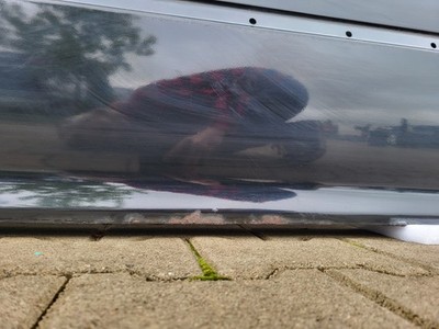 BMW E46 Cabrio Coupe Seiten Türe Fahrer Tür LINKS  Schwarz ABHOLUNG