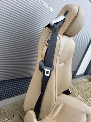 BMW E46 Cabrio Beifahrer Sitz elektrisch Leder Beige Memory Funktion ABHOLUNG – Bild 5