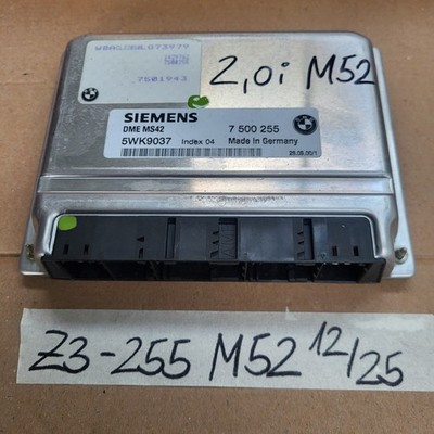 BMW Z3 Motorsteuergerät 7500255  Wegfahrsperre EWS Modul  Zünd + Tür Schloss M52 – Bild 2