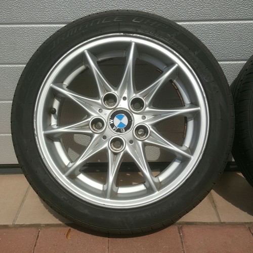 BMW Z4 E46 Z3 E36 Alufelgen 7J x 16 Zoll 6758189 Reifen 205/45 Profil ca. 6 mm – Bild 2