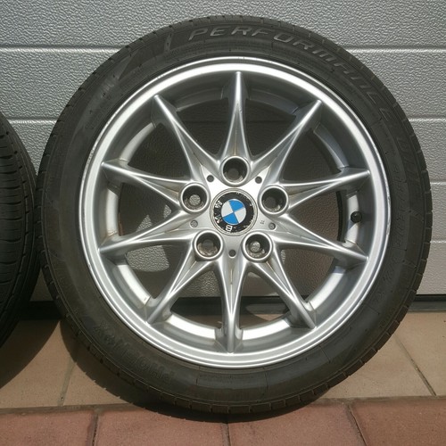 BMW Z4 E46 Z3 E36 Alufelgen 7J x 16 Zoll 6758189 Reifen 205/45 Profil ca. 6 mm – Bild 5