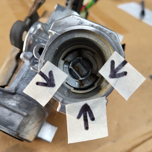 BMW E36 + Z3  Zündschloss Lenksäule Lenkschloss 1095825 + Zündanlass Schalter – Bild 5