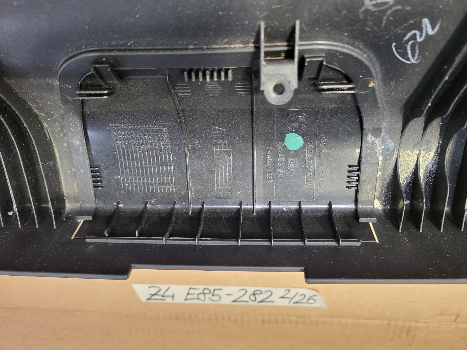 BMW Z4 E85 Roadster Verdeck Blende Leiste innen Windlauf Verkleidung 7056282  – Bild 11