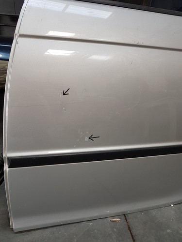 BMW E46 Limousine Tür HINTEN LINKS Seitentür Fahrer Seite TITAN Silber ABHOLUNG