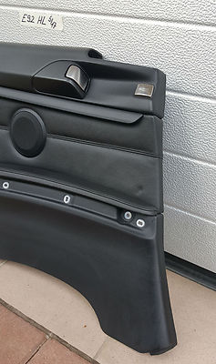 BMW E92 Seiten Verkleidung innen HINTEN LINKS Leder schwarz ohne Gurtbringer 