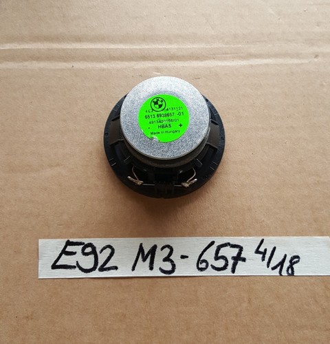 BMW E90 E91 E92 E93 E81 E82 E87 E88 X1  Lautsprecher Freisprechanlage 6938657 
