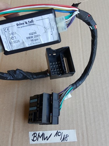 BMW E90 E91 E92 E93 Radio Adapter Stecker  Drive and Talk