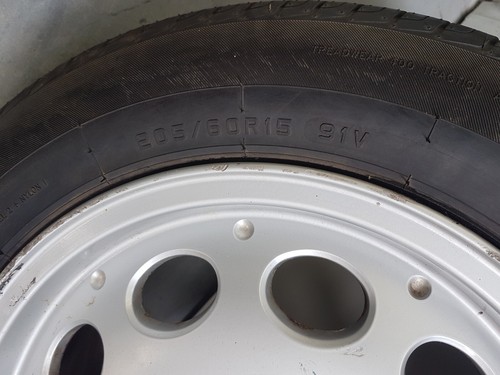 EINE original BMW E36 Z3 E46 Felge 1092408 Alufelge 7J x 15 Zoll + Reifen 205/60