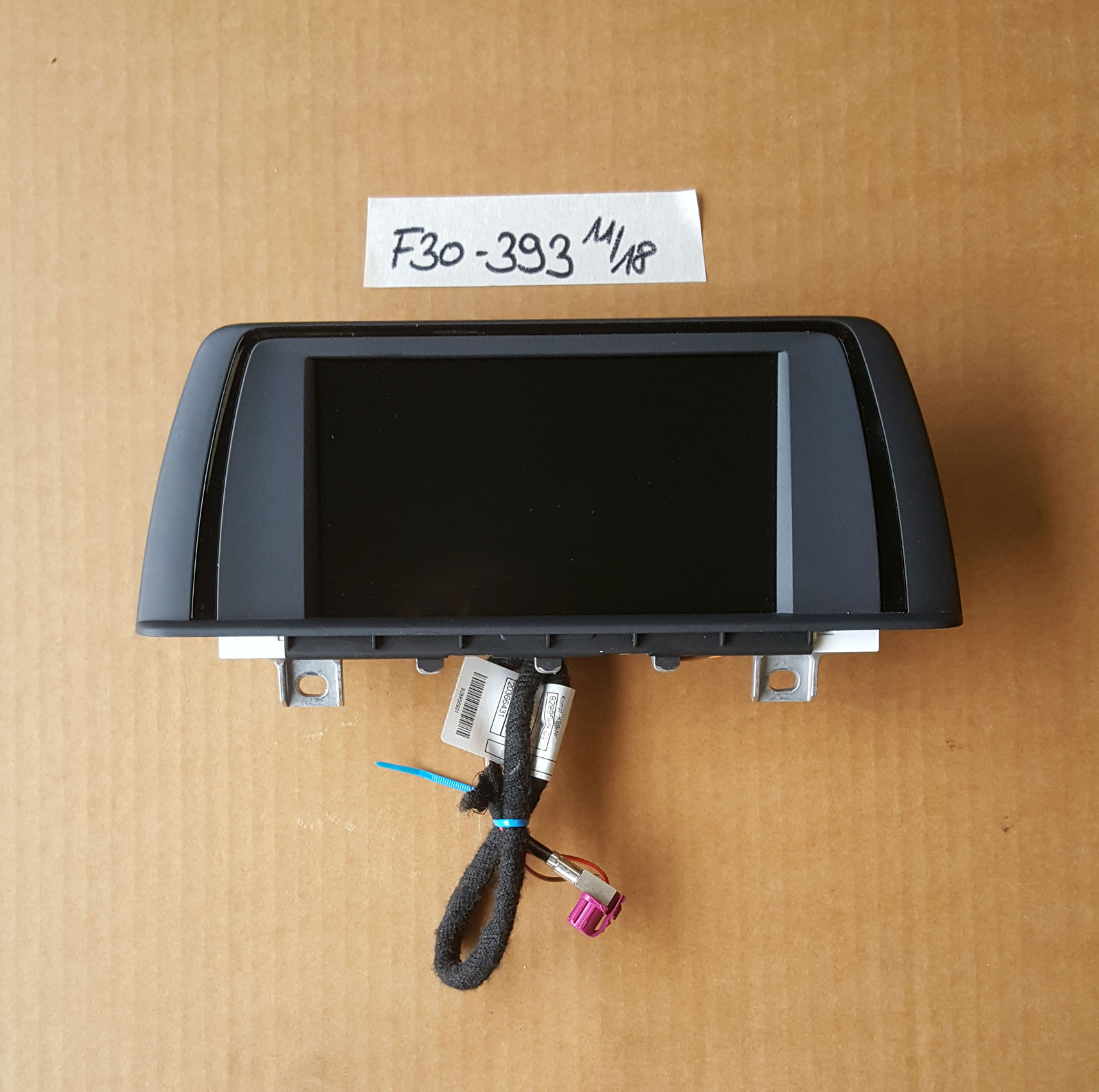 BMW F30 F31 F34 F32 Centrales Informations Display 6,5 Zoll 9270393 Bord Monitor