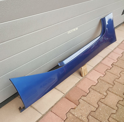 BMW Z4 E85  Seiten Schweller Leiste Verkleidung LINKS Montego blau A51