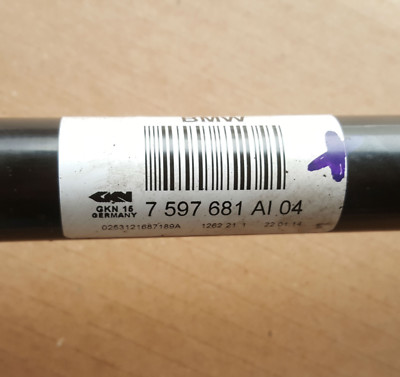 BMW F30 F31  F20 F21 Antriebswelle  Abtriebswelle hinten links D=25MM 7597681
