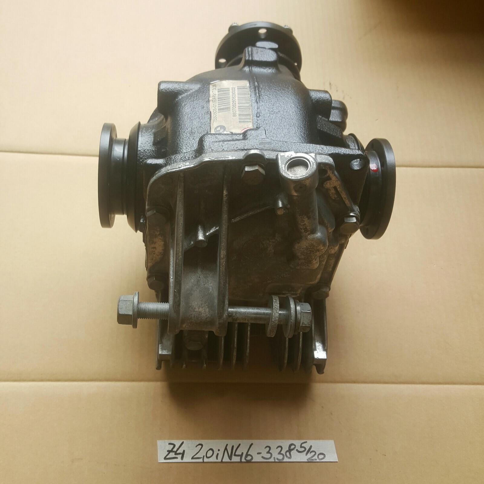 BMW Z4 E85 Differential Hinterachs Getriebe 7550505  Ü = 3,38 N46  2,0i ABHOLUNG – Bild 3