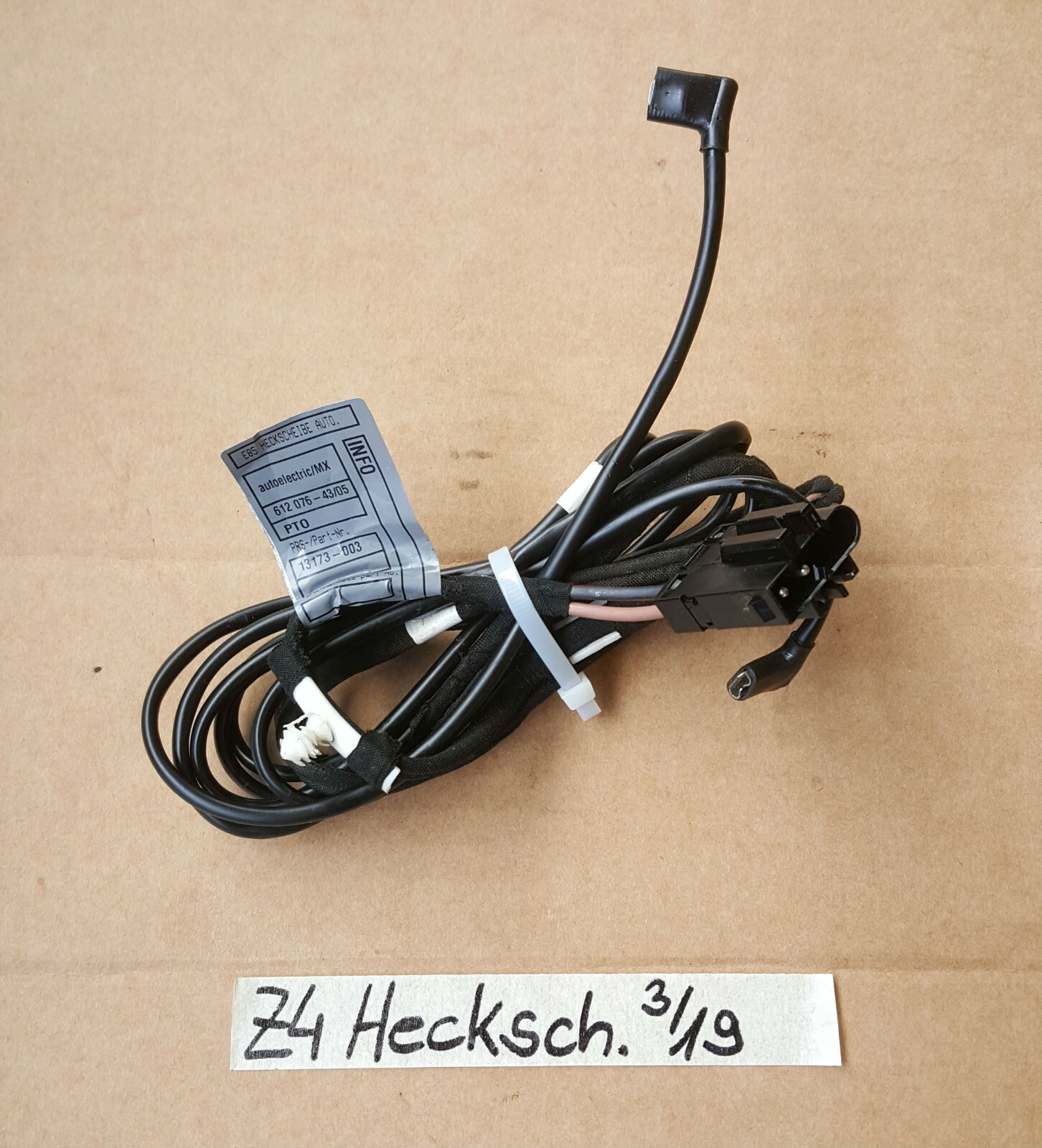 BMW Z4 E85 Kabel für Heckscheibe Kabelbaum Heizung Scheibe HINTEN 6120764  – Bild 1