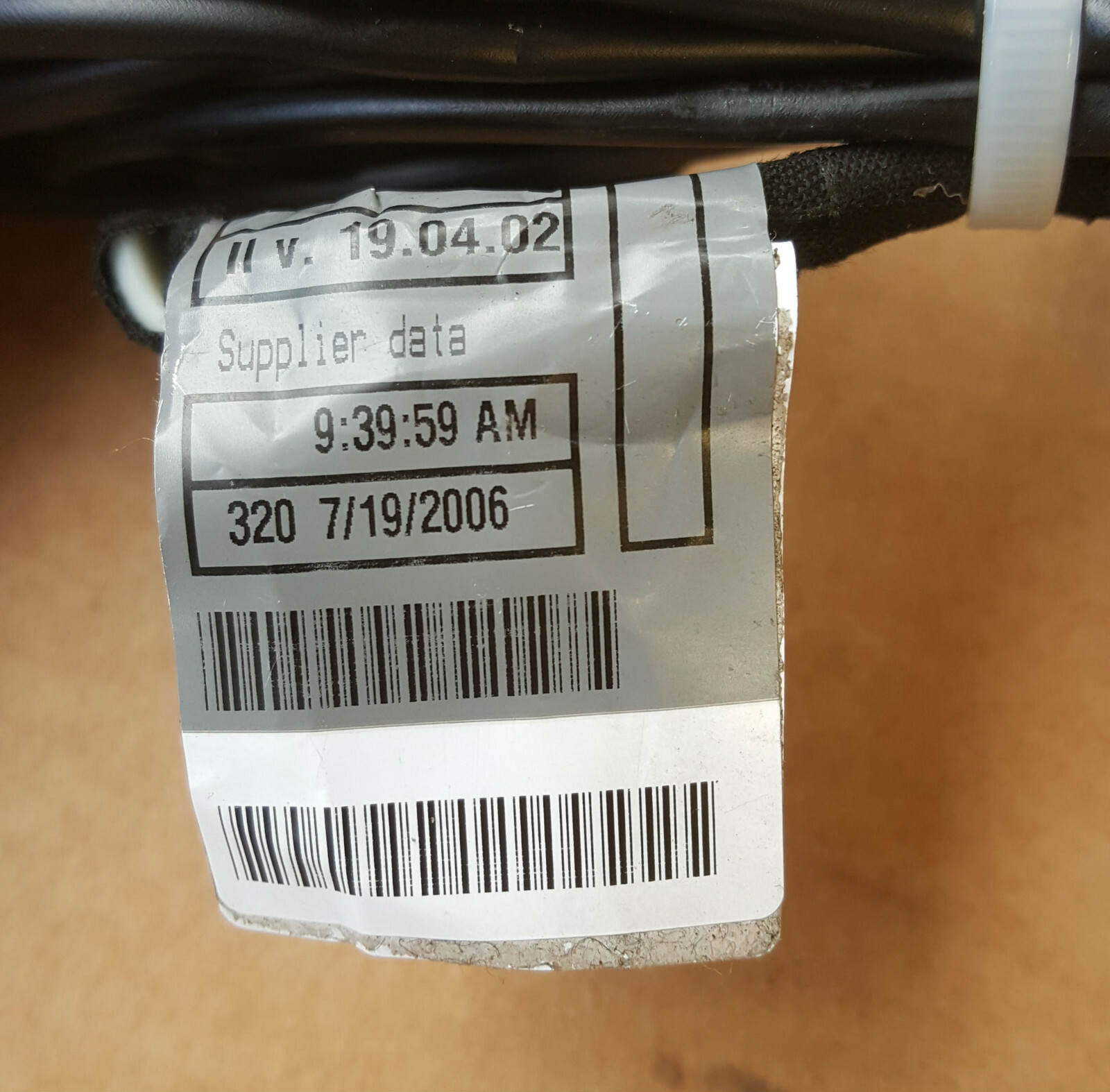 BMW Z4 E85 Kabel für Heckscheibe Kabelbaum Heizung Scheibe HINTEN 6120764  – Bild 3