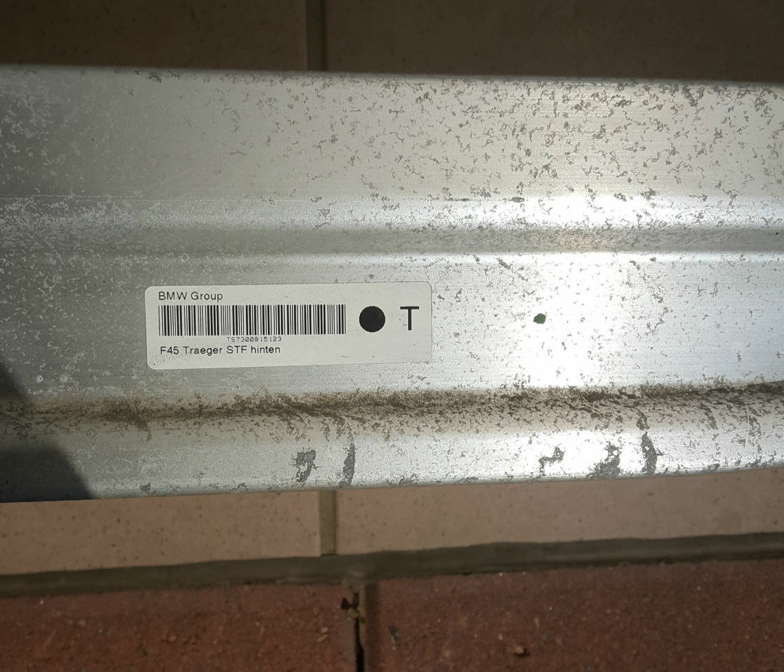  BMW 2er Active Tourer  F45 Träger Stossfänger Stoßstangenträger hinten 7300815  – Bild 3