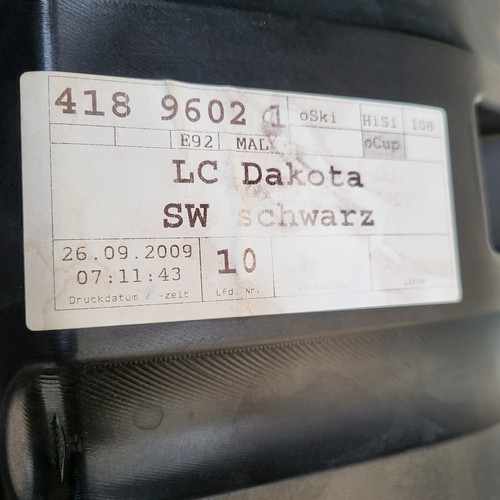 BMW E92 Coupe Rückbank Unterteil Leder schwarz Rücksitz Bank Unten ABHOLUNG  – Bild 9