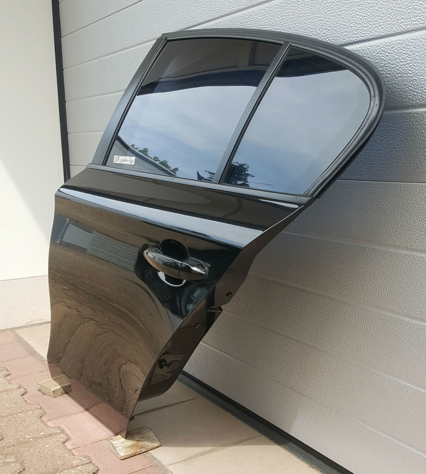 BMW E87 Fahrer Tür HINTEN LINKS black Saphir Schwarz ABHOLUNG