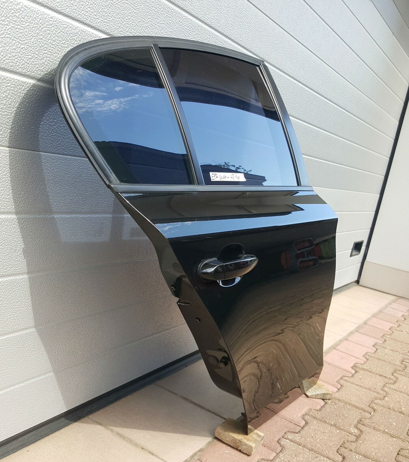 BMW E87 Beifahrer Tür HINTEN RECHTS black Saphir Schwarz ABHOLUNG