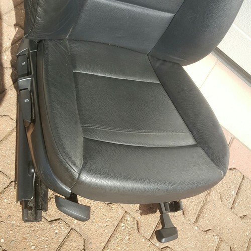 BMW E92 E93 Beifahrer Sitz Leder Dakota schwarz Gestell + Schiene + Airbag