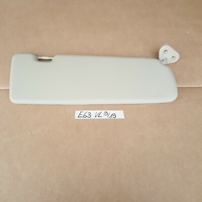BMW E63 Sonnenblende beige Sonnen Schutz Blende + Spiegel LINKS beleuchtet 