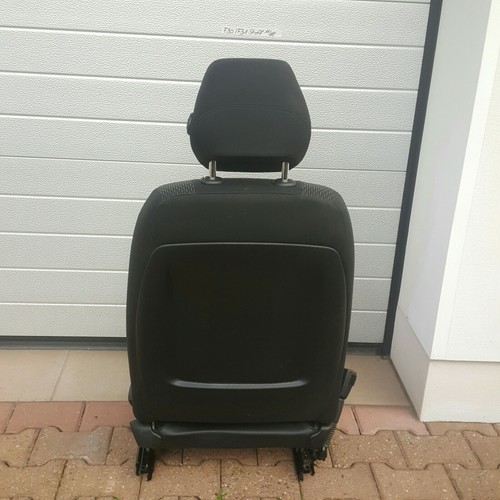BMW F30 F31 F34 Fahrer Sitz Stoff schwarz grau anthrazit mit Airbag  VORNE LINKS