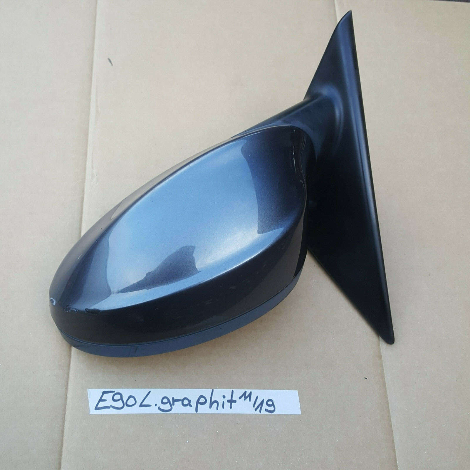 BMW 3er E90 E91 Aussen Seiten Spiegel sparkling graphite A22 LINKS