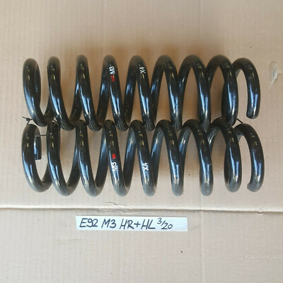 BMW E92 M3 Fahrwerksfedern Stärke X4 Schrauben Spiral Feder HINTEN rechts links 