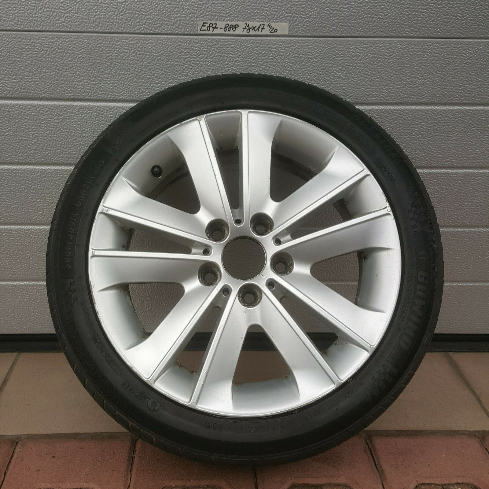 BMW E90 E91 E92 E81 E87 Alufelge 6762888 Reserverad Felge 7J x 17 Zoll ABHOLUNG