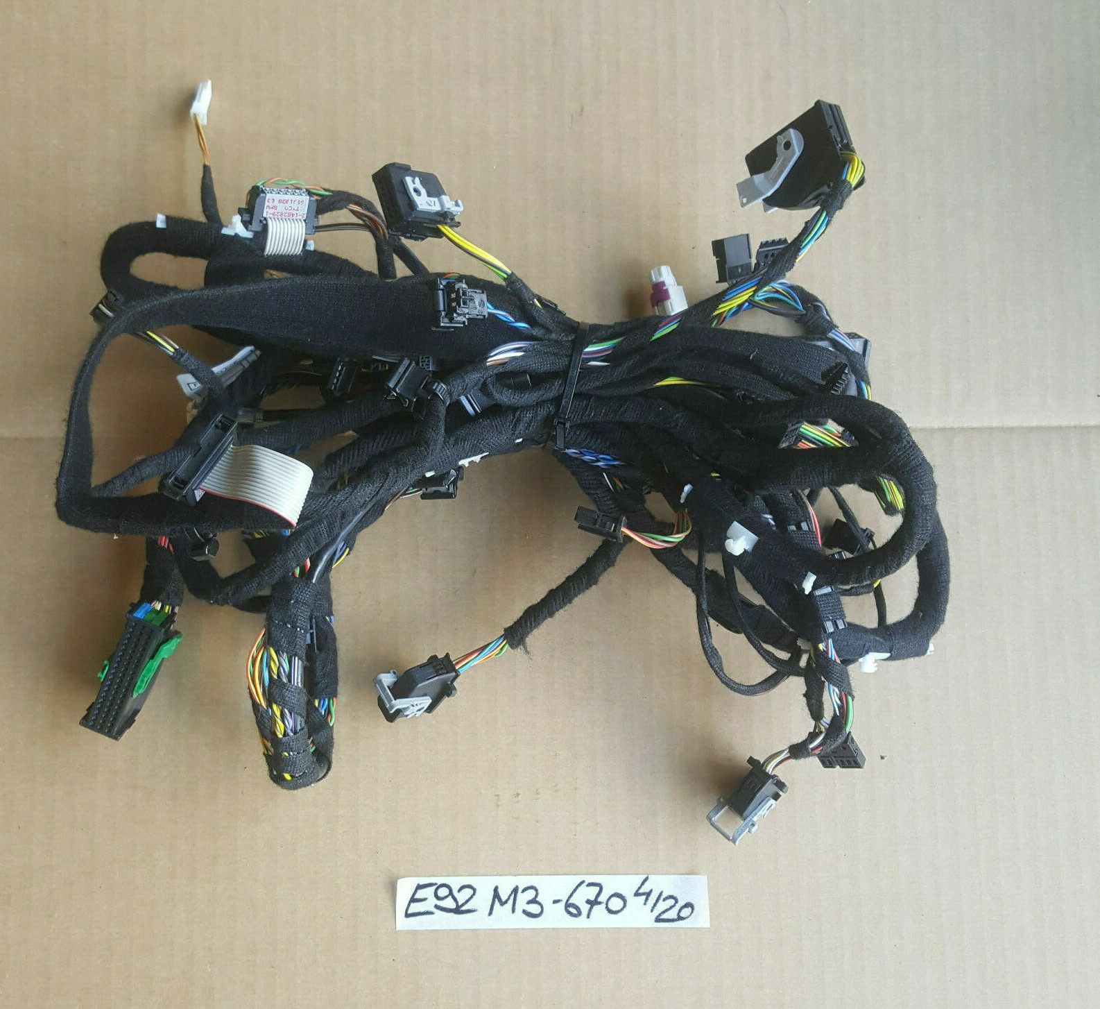 BMW E92 E93 M3 Cockpit Kabel 9222414 Armaturenbrett Kabelbaum 6928670