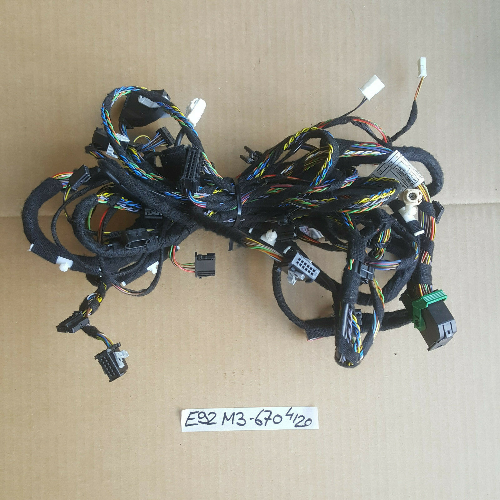 BMW E92 E93 M3 Cockpit Kabel 9222414 Armaturenbrett Kabelbaum 6928670