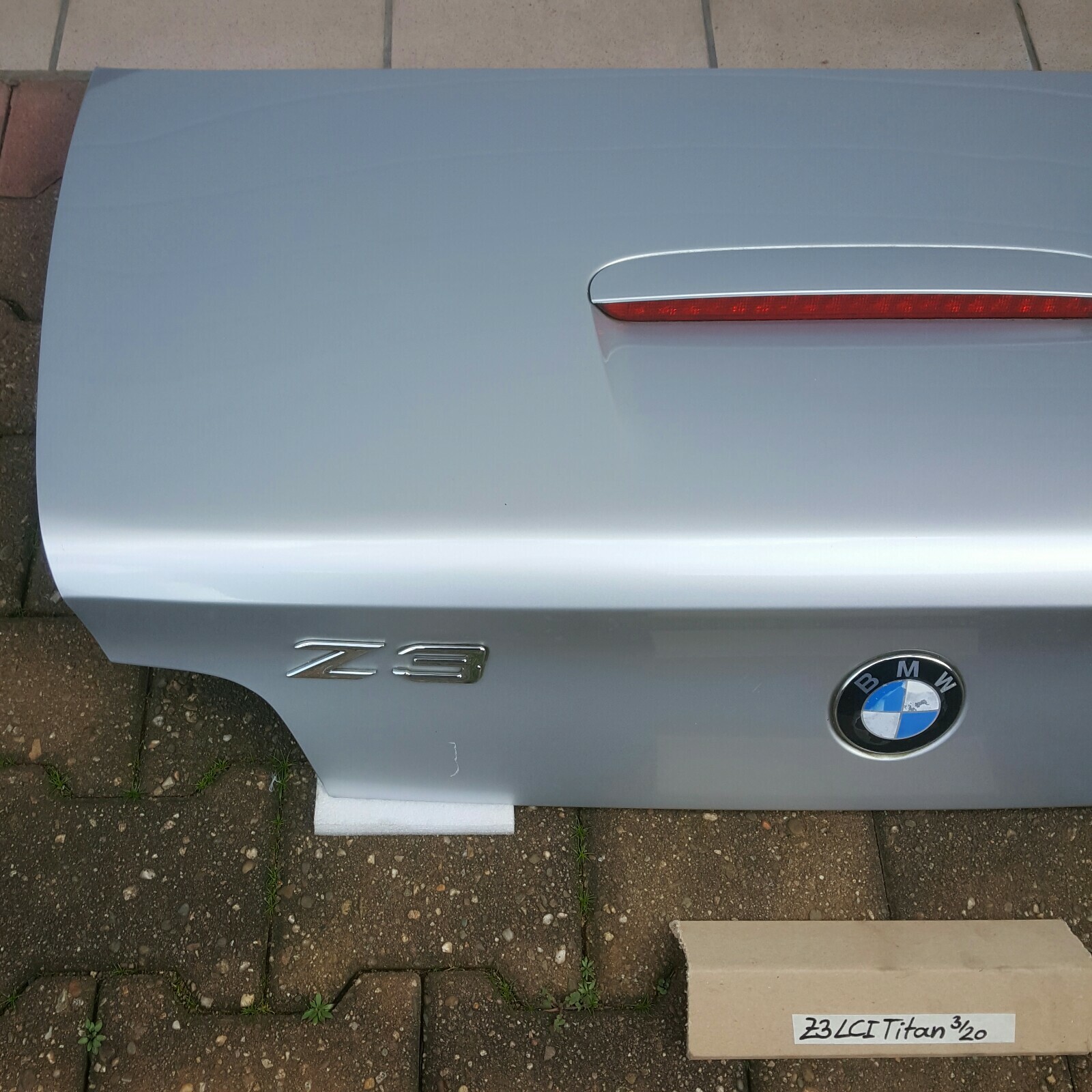 BMW Z3 Roadster Facelift Heckdeckel Kofferraum Deckel Heckklappe Silber 354 – Bild 3