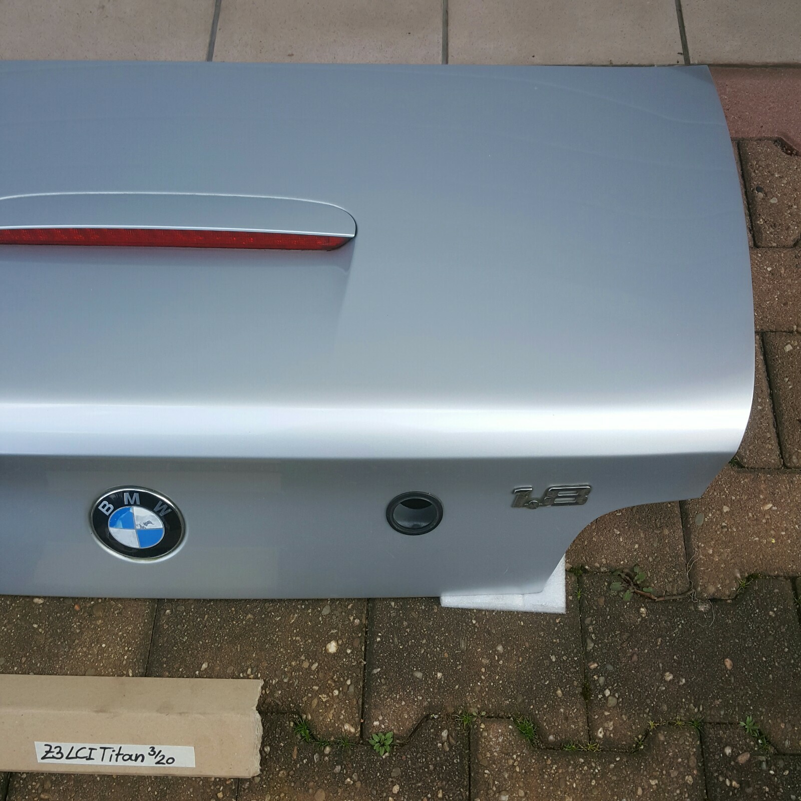 BMW Z3 Roadster Facelift Heckdeckel Kofferraum Deckel Heckklappe Silber 354 – Bild 4