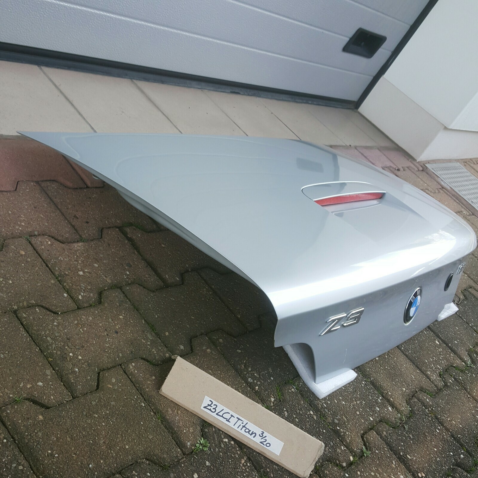 BMW Z3 Roadster Facelift Heckdeckel Kofferraum Deckel Heckklappe Silber 354 – Bild 6