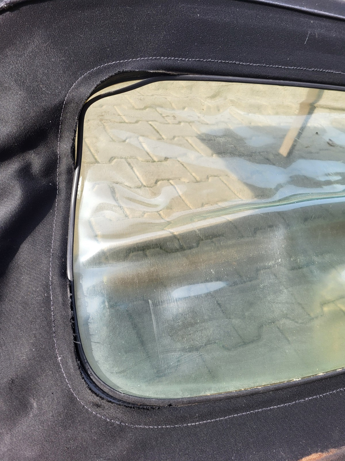 BMW Z3 Roadster Verdeck Dach  Gestänge Rahmen kleines Loch im Stoff ABHOLUNG