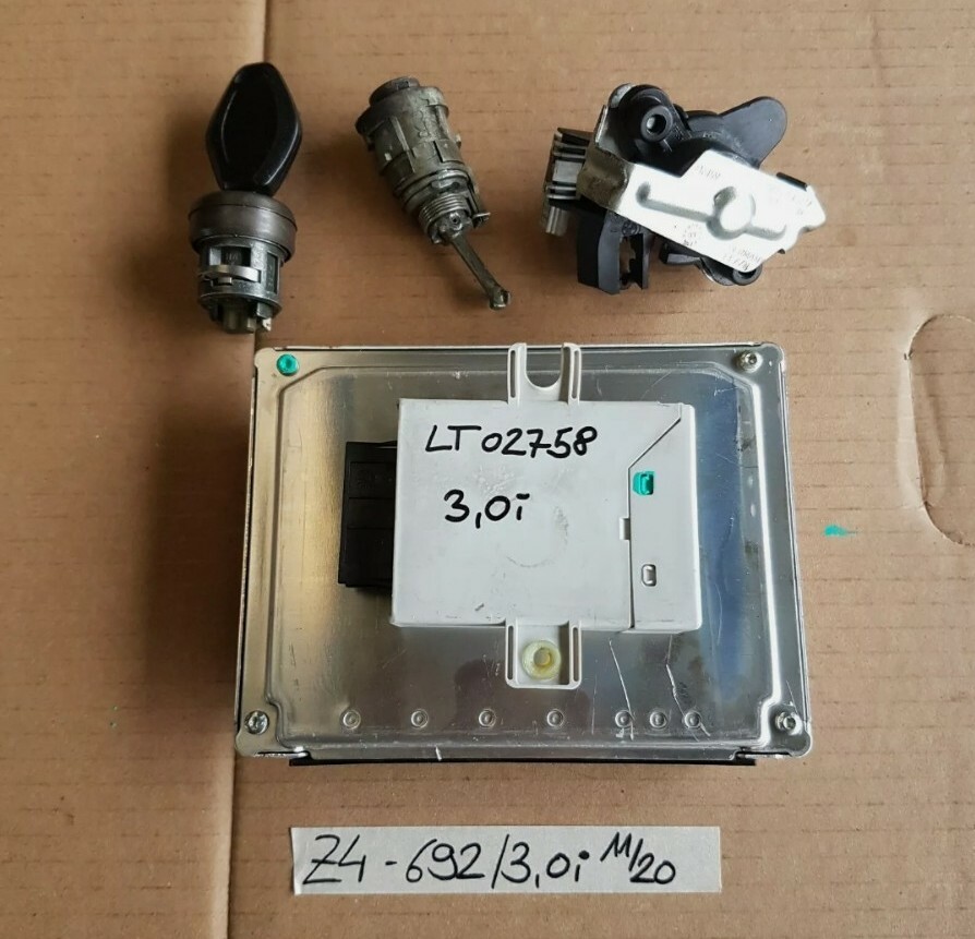 BMW Z4 E85 Motorsteuergerät 7547692 M54 Motor EWS Modul 6941986 Zündschloss – Bild 2