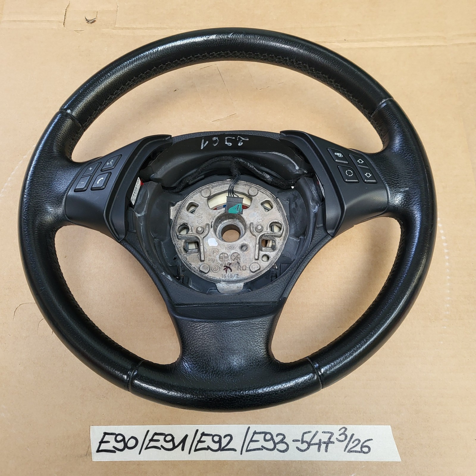 BMW E90 E91 E92 E93 E81 E82 E87 MFL Lenkrad  Multifunktion Leder Lenker 6764547