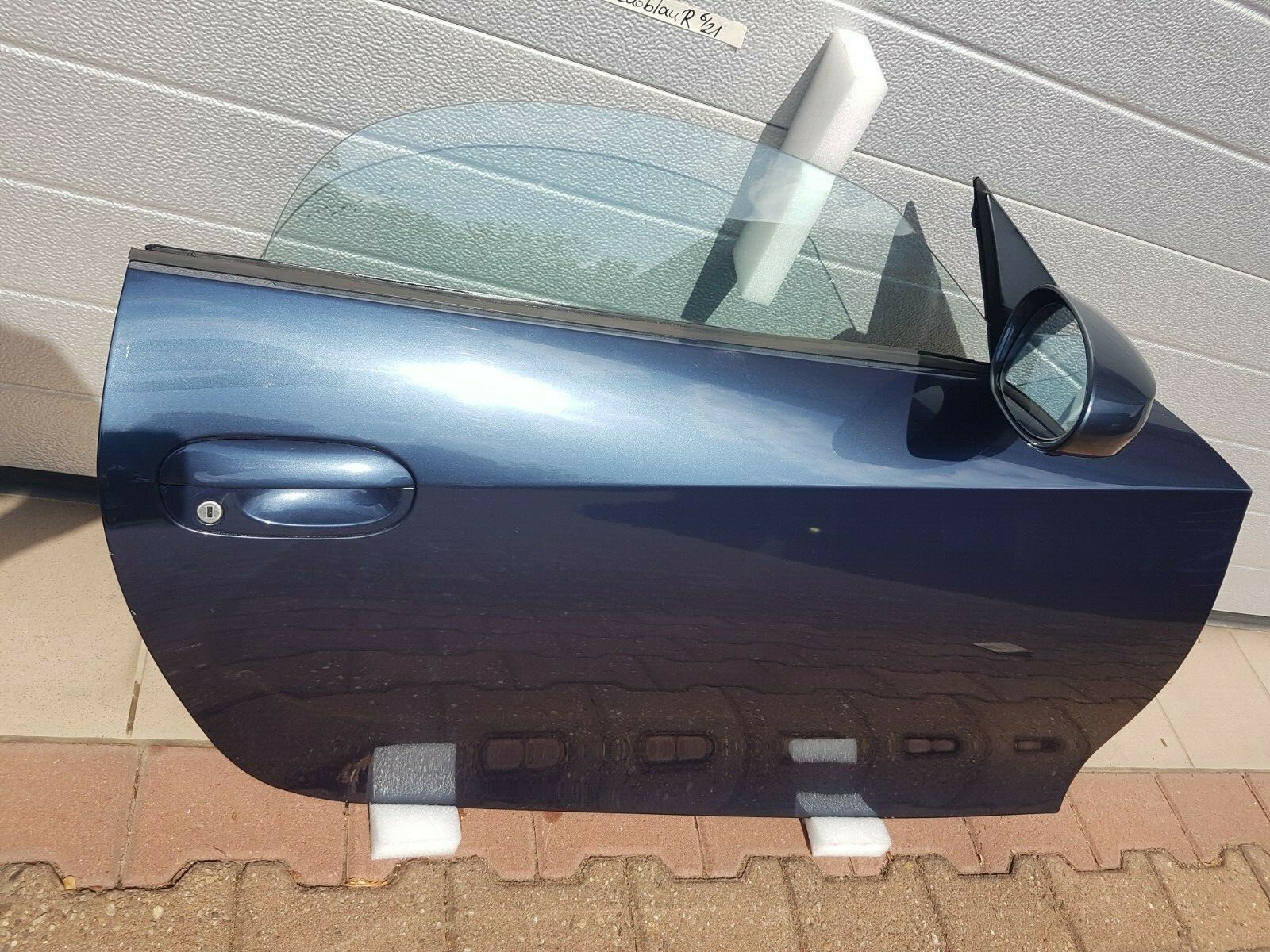 BMW Z4 E85 E86 Beifahrer Tür RECHTS Toledo blau Metallic ABHOLUNG 