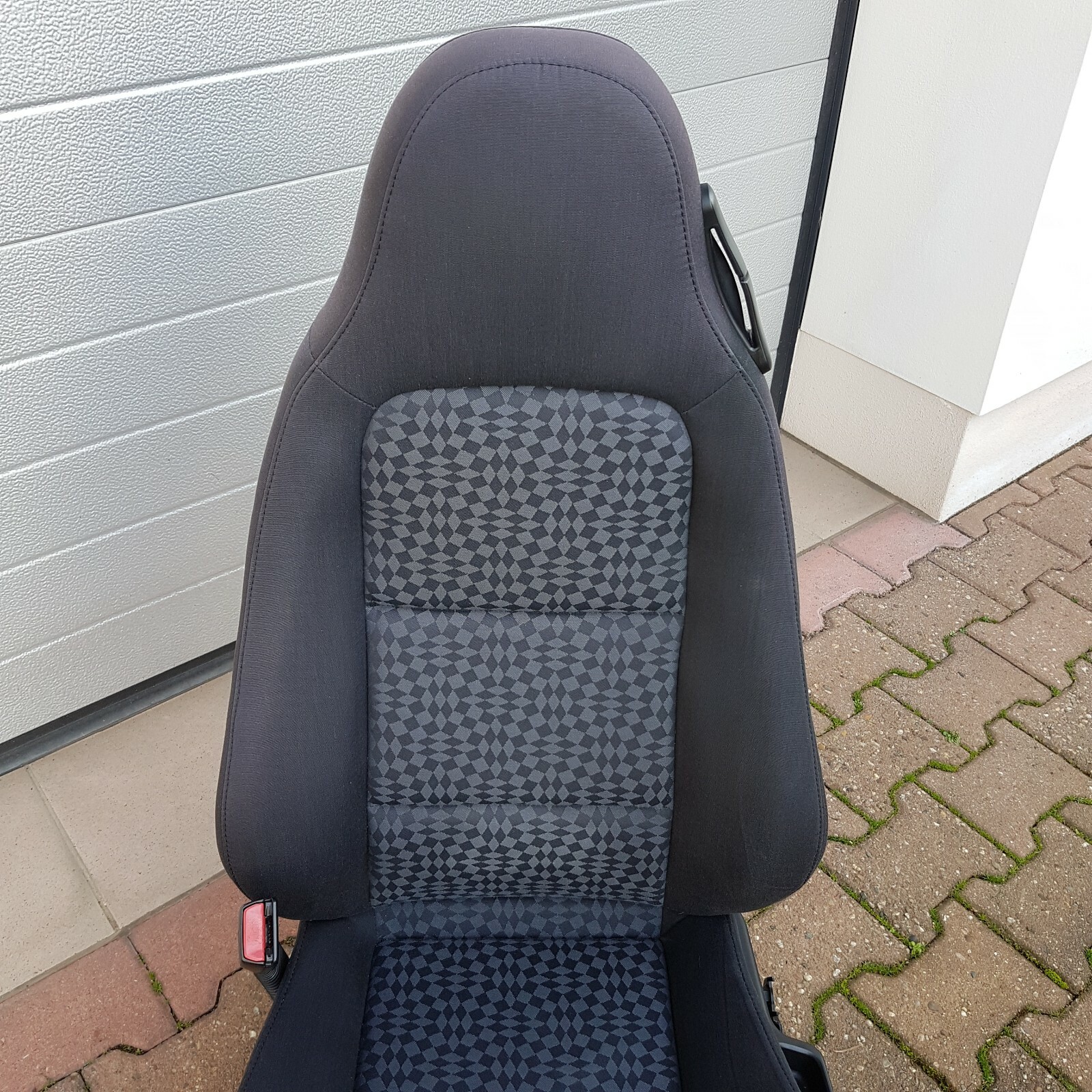 BMW Z3 Roadster Fahrer Stoff Sitz grau schwarz Rückenlehne Gestell ABHOLUNG – Bild 4