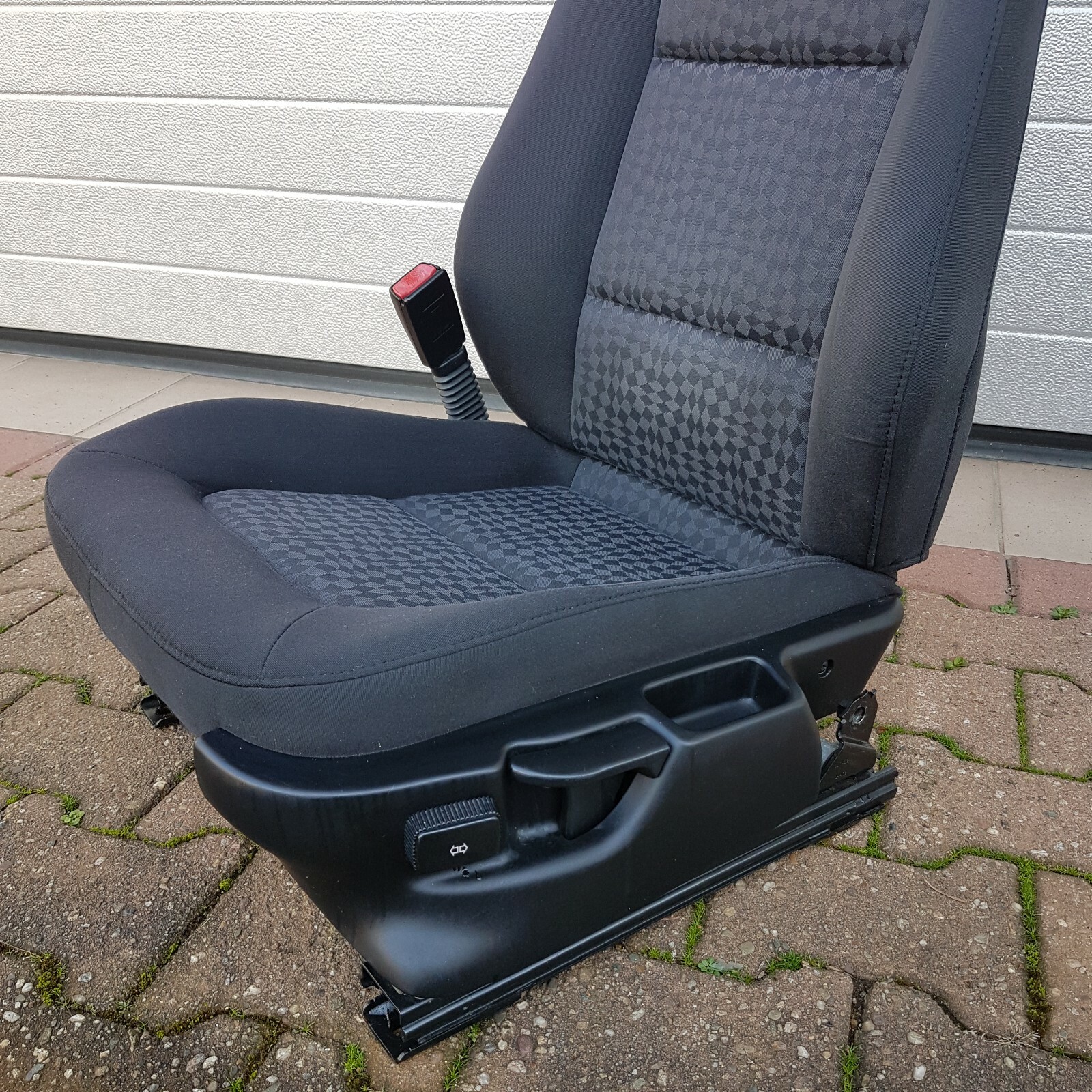 BMW Z3 Roadster Fahrer Stoff Sitz grau schwarz Rückenlehne Gestell ABHOLUNG – Bild 6