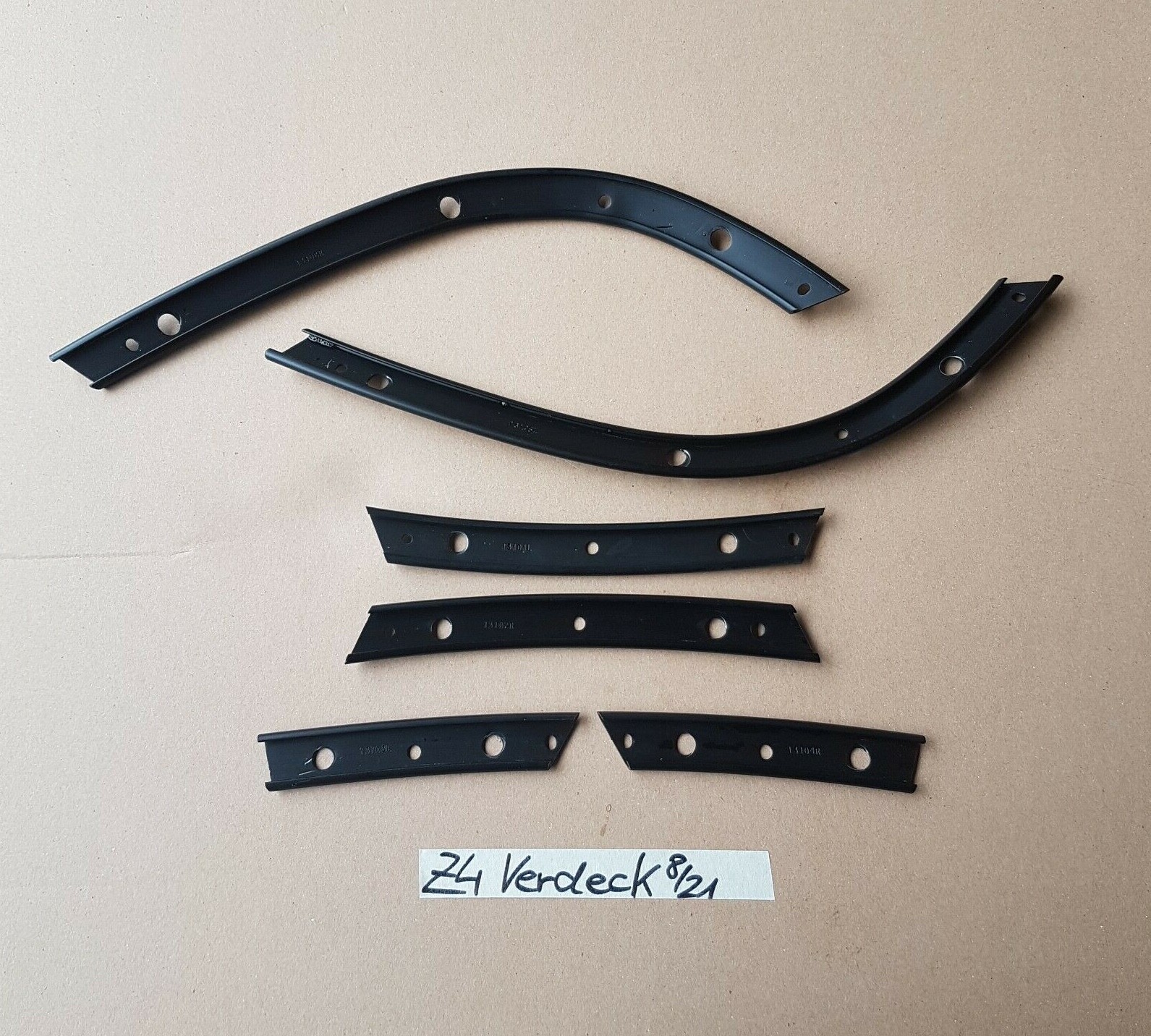 BMW Z4 E85 Roadster Dichtung Verdeck Leiste Führung Schiene rechts links