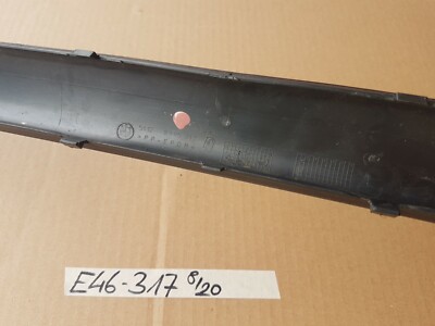 BMW E46 Limousine Leiste Blende Stossleiste Stossfänger hinten Mitte 8195317 