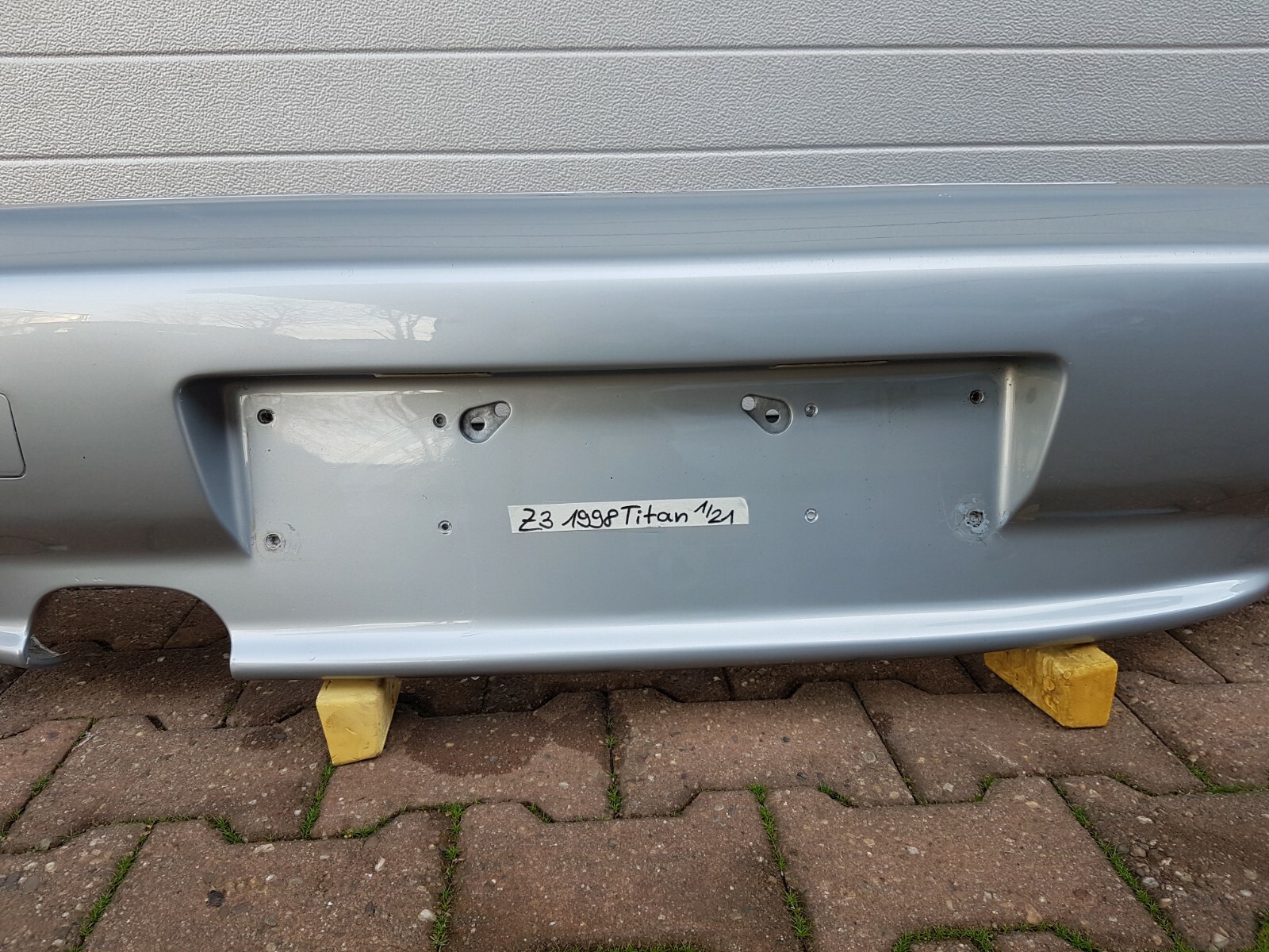 BMW Z3 Roadster Heckschürze Silber Verkleidung Stoßfänger HINTEN Heck Stoßstange – Bild 9