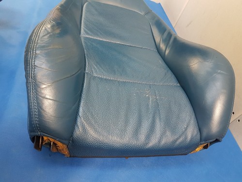 BMW Z3 Roadster Beifahrer Sitz Oberteil Leder blau Rückenlehne OHNE  Sitzheizung – Bild 9