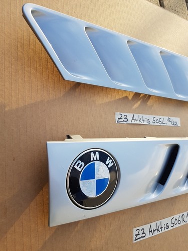 BMW Z3 Lufteinlass Ki​emen Ziergitter Motorhaube Arktis Silber RECHTS + LINKS – Bild 2