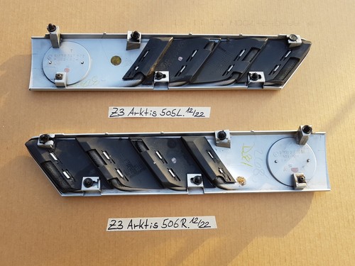 BMW Z3 Lufteinlass Ki​emen Ziergitter Motorhaube Arktis Silber RECHTS + LINKS – Bild 4