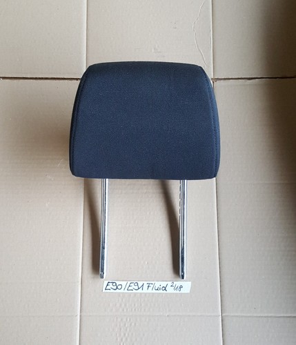 BMW E90  E91 Kopfstütze Fahrer Beifahrer Sitz VORNE LINKS Stoff Fluid anthrazit  – Bild 1