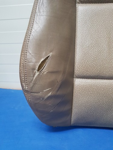 BMW Z3 Beifahrer Sitz Oberteil Leder beige Rücken Lehne Polster Reparatur Teil